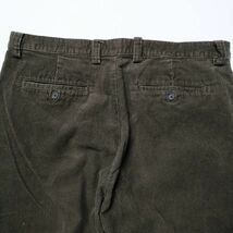 90's 00's ギャップ GAP ノータック コットン コーデュロイパンツ (36/30) こげ茶 細畝 90年代 00年代 旧タグ オールド_画像4