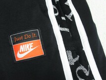 NIIE JDI YTH Tシャツ パンツ セットアップ 白 140 ナイキ スエット ジャージ 上下セット 黒 ブラック JUST DO IT AA8780-010 CJ7839-010_画像7