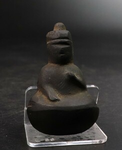 【T055】仏教美術 鎌倉時代 古銅 十一面観音菩薩像 掛仏 仏像