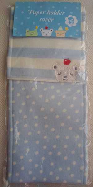 送料込みに変更! 新品 かわいいトイレのペーパーホルダーカバー 1個 シロクマ