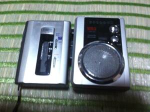 SONY カセットコーダー TCM-500 ELPA ラジオ付カセットレコーダー CTR-201 2台　ともにジャンク品