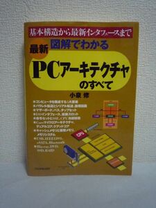 最新 図解でわかる PCアーキテクチャのすべて ★ 小泉修 ◆ 設計思想 基本構成 内部構造 技術 デバイス インタフェース 規格 OS 論理回路