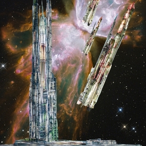 - A4 print cosmos ..gy389 art present-day fine art space ship cosmos army . cosmos battleship cosmos empty . Milky Way large war battle star ship art war . mechanism robot 