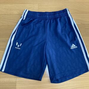 アディダス　ショートパンツ 150センチ　ボトムス キッズ　ジュニア　スポーツ　サッカー　短パン　メッシ　adidas