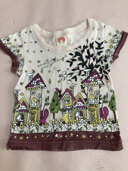スカラー 半袖Tシャツ 100センチ トップス キッズ ジュニア 女の子 SCOLAR