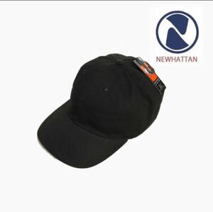 ニューヨーク発 黒【NEWHATTAN ニューハッタン】 キャップ CAP 黒