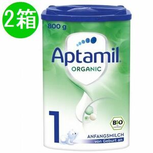 【2個セット】Aptamil(アプタミル) オーガニック 粉ミルク Step 1 (0ヶ月～) 800g