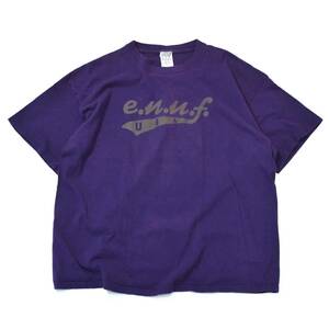 [XL] 90s ENUF INTERNATIONALE プリント Tシャツ パープル 紫 イナフ USA 半袖 ストリート スケート ビンテージ vintage 80s