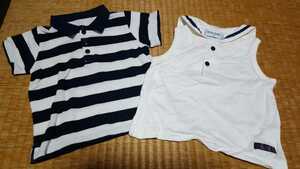 子供服夏服セット☆80cm☆ポロシャツ&ノースリーブTシャツ