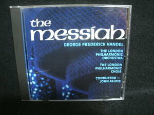 ●送料無料●中古CD ● the messiah / DISC 1 のみ / GEORGE FREDERICK HANDEL