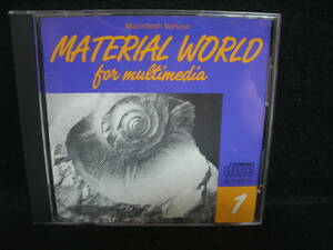 ●送料無料●中古CD-ROM ● MATERIAL WORLD 1 / for multimedia / Macintosh Version