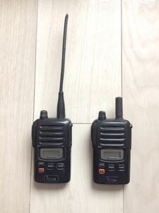 ｉｃｏｍ　アイコム　IC-UH35CTM 簡易業務用無線機　アナログ無線機　中古　２台セット 訳あり