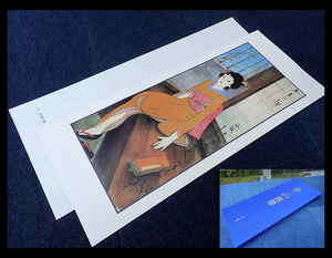 Art hand Auction [Umihotaru] عالم يوميجي الرائع ذو الحجم الكبير من تأليف يوميجي تاكيهيسا, 21 من إجمالي 22 صفحة, يتضمن صندوق حصير وكتاب تعليق, بيجينجا, نيهون بونكاشا, عمل فني, تلوين, آحرون
