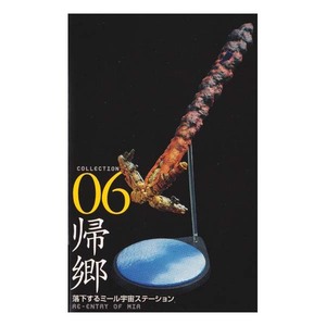 海洋堂 王立科学博物館 series2 第二展示場 白のパイオニア 06：帰郷/落下するミールステーション RE-ENTRY OF MIR フィギュア