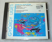 D7■Gyorgy Ligeti Erika Haase・Klavier und Cembalo◆クラシック・ピアノ・コンテンポラリー_画像1