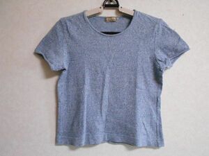 ★ Thomas Burberry Sanyo Shokai ★ Короткий рукав T -Frish * Blue * Sizem