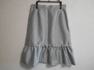  beautiful goods * Courreges * hem gathered skirt * gray *size38