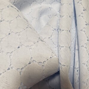 21 サークルレース サックス(薄い水色)108×50cm ☆