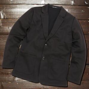 NEW■スウェット テーラード ジャケット 黒 LL テレワーク おうち時間