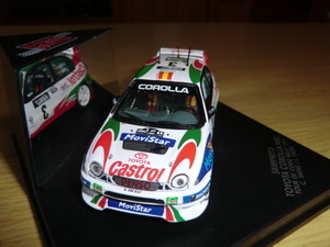 SKID SKM99073 1/43 トヨタ TOYOTA COROLLA WRC #3 TOUR DE CORSE 1999 C.SAINZ/L.MOYA