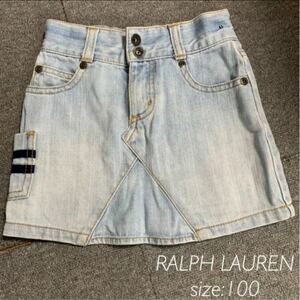 RALPHLAUREN 100cmデニムミニスカート デニムスカート