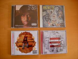 ヒップホップ（ラップ）CD4枚一括Nas.kanyewestカニエウェストJAY-Z.ICE・T