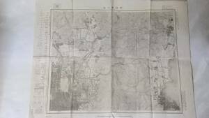 昭和７年　京都東北部　地図　大日本帝國陸地測量部　古地図