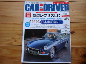 CAR&DRAIVER　17.05　日本車40年史①　80年代特集　復刻カタログ・RX-7　FC3S　1990　アルシオーネ