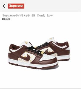 28.5cm 国内正規 21SS SUPREME x NIKE SB Dunk Low Brown US10.5 28.5cm シュプリーム ブラウン ナイキ ダンク 茶色