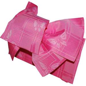日本製 キッズサイズ 浴衣 だらり 変わり結び 浴衣帯 子供用 作り帯 ゆかた帯 結び帯 蝶蝶柄 ピンク
