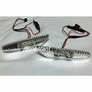 BMW E90 E91 crystal LED side marker clear lens 