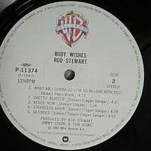 ROD STEWART/BODY WISHES 帯付き　LP_画像5