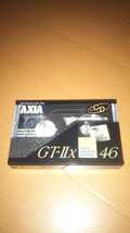 デッドストック 新品 未開封 AXIA ハイポジ 46分 カセット カセットテープ アクシア ハイポジション / GT-Ⅱx 46 (GT-2x B 46)_画像1