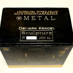 スターウォーズ オビ＝ワン・ケノービ メタル フィギュア 2500個限定 証明書付き STAR WARS Obi-Wan Kenobi METAL アタカス Attakusの画像3