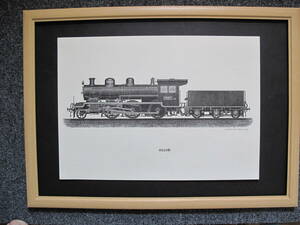 鬼滅の刃・無限列車をけん引した蒸気機関車(8620形)の精密画・コレクション・出品されたことが無いのではないかと思います