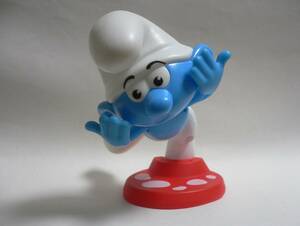  Burger King Smurf [ Lost bireji] mushrooms. man figure mi-ru toy 