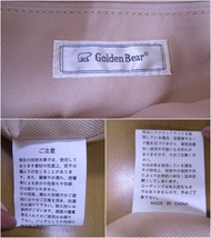 ☆1800【送料無料】Golden Bear ゴールデンベア レディース トートバッグ 合皮 サーモンピンク まだら模様 肩掛け 手提げ きれいめ 容量○_画像5