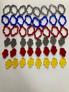 ハンドメイド 48個セット アクリルパーツ