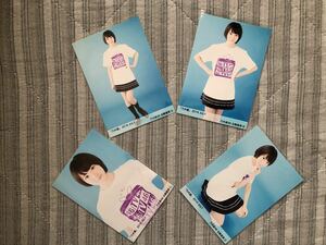 乃木坂４６　生写真　　～乃木選　２０１６　JULY　「卒業メンバー　生駒里奈」　A～D 　４種コンプ　　４６時間TV　Tシャツ衣装