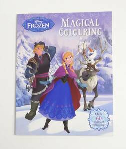 [ английский язык ] раскрашенные картинки книга с картинками * дыра . снег. женщина .* Disney *Frozen Magical Colouring*Disney* иностранная книга книга с картинками [28]