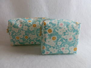  hand ... laminate cloth. BOX pouch 2 point ( mint green )