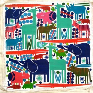● アフリカの絵画、ティンガティンガ『 Animal puzzle 4 』Medium- by Zuberi 45*45cm