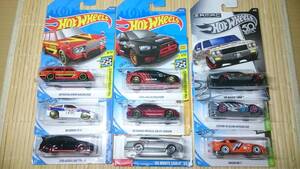 HotWeels 架空車なし ★ BLUEBIRD WAGON,CR-X,CIVIC TYPE R,ADVAN LANCER EVOLUTION,IMPREZA,MONTE CARLO,BUICK GSX,INTEGRA,RX-7