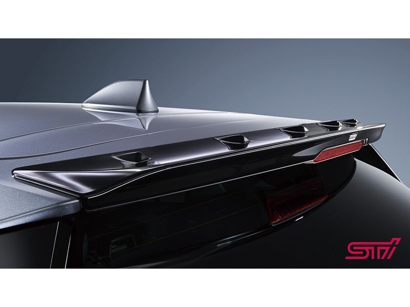 スバル レヴォーグ VM STI風ルーフエンドスポイラー(レッドフィン) 外装、エアロパーツ 売れ筋割引