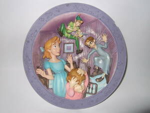 ディズニー 　Peter Pan　ピーターパン 飾り皿 シリアル番号付 立体　絵皿 プレート　