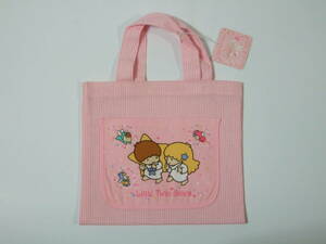  Little Twin Stars Sanrio ki Kirara Mini bag 1985 Showa Retro unused 