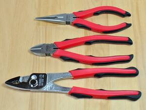 *TONE nippers long-nose pliers plier 3 point set *KN-150G RP-150G CPS-200G Master Grip 