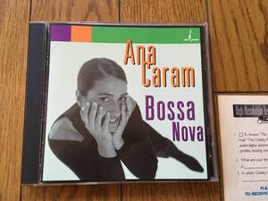 ★アナ・カラン／ボサノヴァ ANA CARAM／BOSSA NOVA ボサノバ ※アストラッド・ジルベルトでもお馴染みの「イパネマの娘」も収録