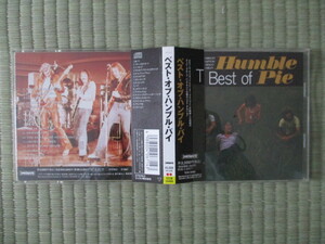 CD Humble Pie「THE BEST OF …」 国内盤 TECW-20480 盤・帯・解説・歌詞とも綺麗 Immediate時代の全16曲 Steve Marriottt, Peter Frampton