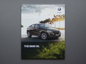 【カタログのみ】BMW 2018.11 X6 xDrive35i xDrive50i M Sport 車両本体価格/標準装備/オプション装備表付 美品